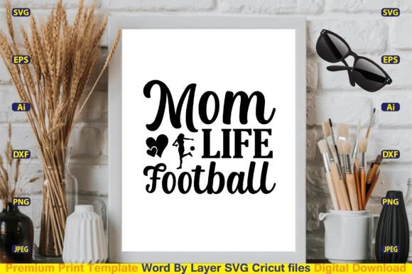 Mom Life Football SVG: An Embroidery Review